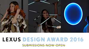 Get Famous with Lexus – Submissions to Design Award 2016 to Close Soon